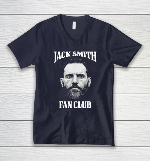Jack Smith Fan Club Retro American Patriotic Political V-Neck T-Shirt 2