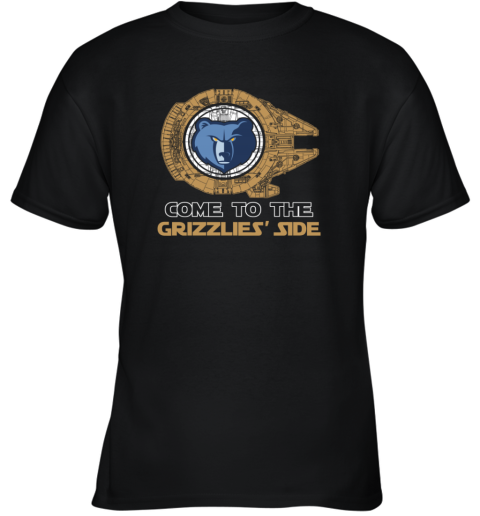 NBA Come To The Memphis Grizzlies Side Star Wars Basketball Sports Youth T-Shirt