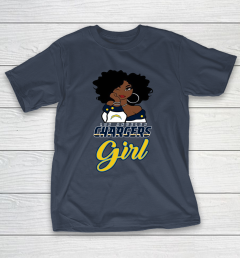 Los Angeles Chargers Girl NFL T-Shirt 4