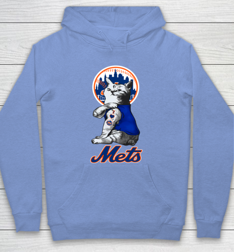MLB Baseball My Cat Loves New York Mets Hoodie 8