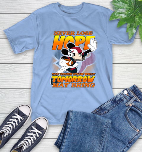 Houston Texans NFL Football Mickey Disney Never Lose Hope T-Shirt 12