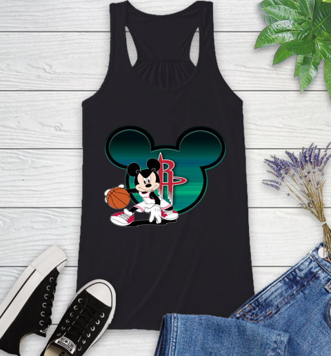 NBA Houston Rockets Mickey Mouse Disney Basketball Racerback Tank 2