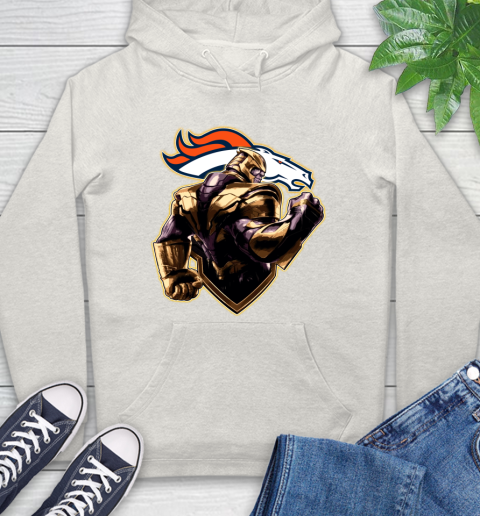 NFL Thanos Avengers Endgame Football Sports Denver Broncos Hoodie 12