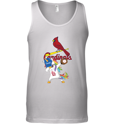 Hip Hop Dabbing Unicorn Flippin Love St Louis Cardinals Tank Top