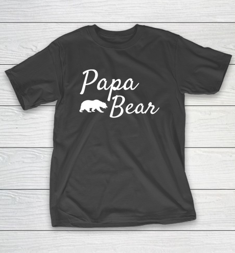 Papa Bear Long Sleeve Shirt Men Papa Bear Mama Bear T-Shirt