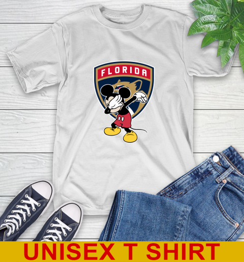 Florida Panthers NHL Hockey Dabbing Mickey Disney Sports T-Shirt