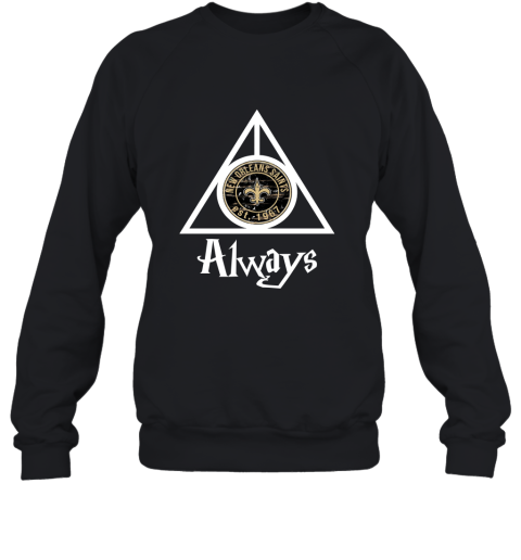 Always Love The New Orleans Saints x Harry Potter Mashup Sweatshirt