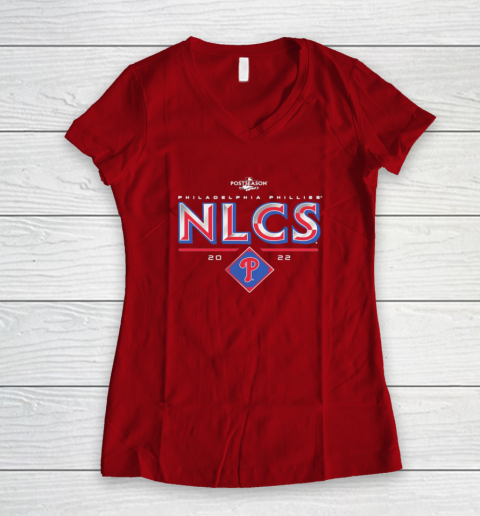 Phillies NLCS Women's V-Neck T-Shirt 6
