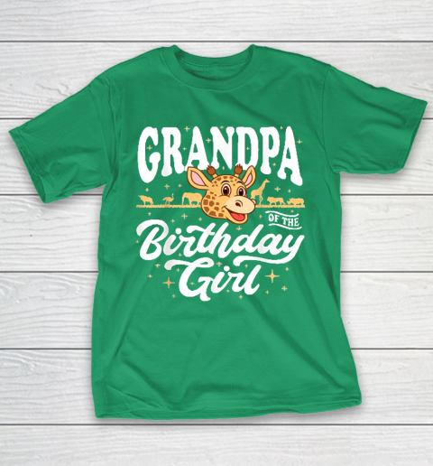 Grandpa Funny Gift Apparel  Grandpa Birthday Crew Jungle Safari Animals T-Shirt 15