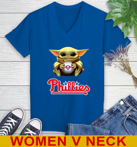MLB Baseball Philadelphia Phillies Star Wars Baby Yoda Shirt 87