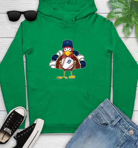 Detroit Tigers Turkey thanksgiving Youth Hoodie 7