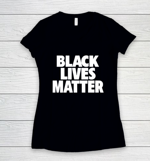 NBA Black Lives Matter Women's V-Neck T-Shirt