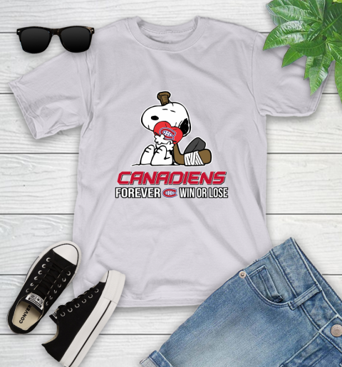 NHL The Peanuts Movie Snoopy Forever Win Or Lose Hockey Montreal Canadiens 106