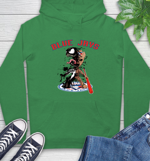 MLB Toronto Blue Jays Baseball Venom Groot Guardians Of The Galaxy Hoodie 8