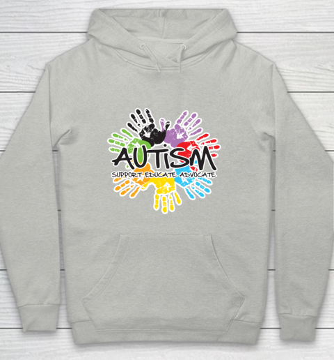 Autism Awareness Handprint (2) Youth Hoodie