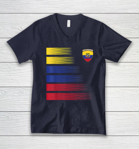 Ecuador Football Shirt Ecuadorian Soccer Jersey V-Neck T-Shirt 2