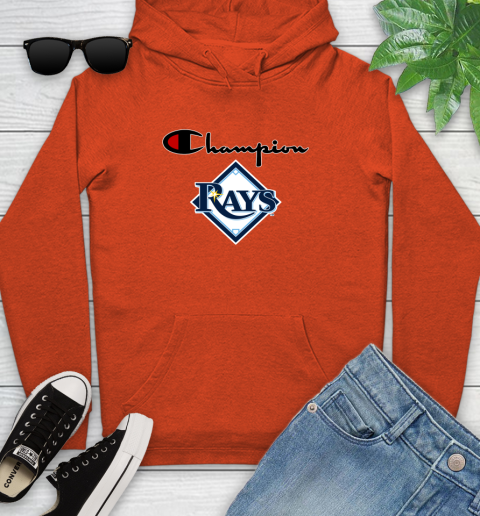 MLB Baseball Tampa Bay Rays Champion Shirt Youth Hoodie 3