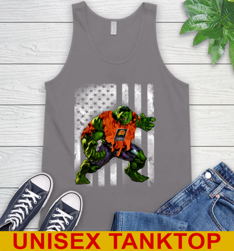 Phoenix Suns Hulk Marvel Avengers NBA Basketball American Flag Tank Top 6