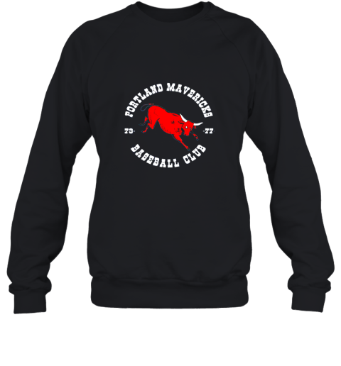 Portland Shirt Cows Mavericks Baseball Vintage For Awesome Sweatshirt