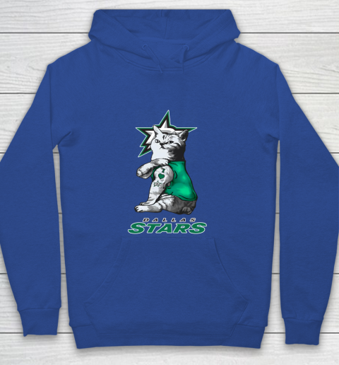 NHL My Cat Loves Dallas Stars Hockey Youth Hoodie 6