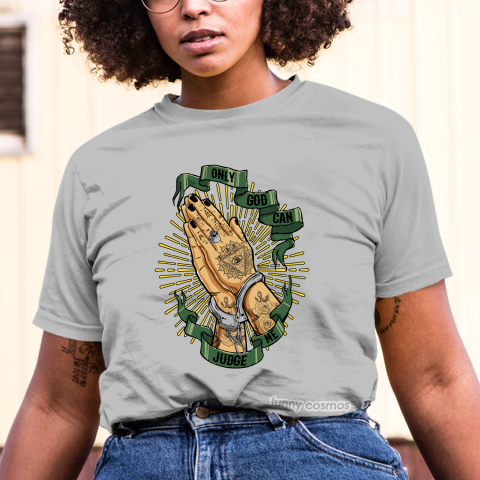 Air Jordan 5 Oregon Matching Sneaker Tshirt Only God Can Judge Me Green and Black Jordan Tshirt