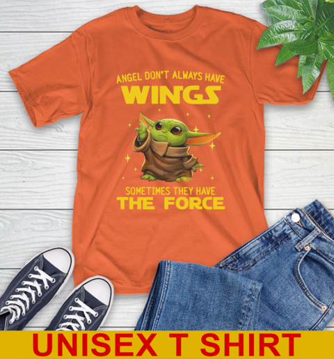 Baby Yoda Angel Don't Always Have Wings They Have The Force Shirt 4