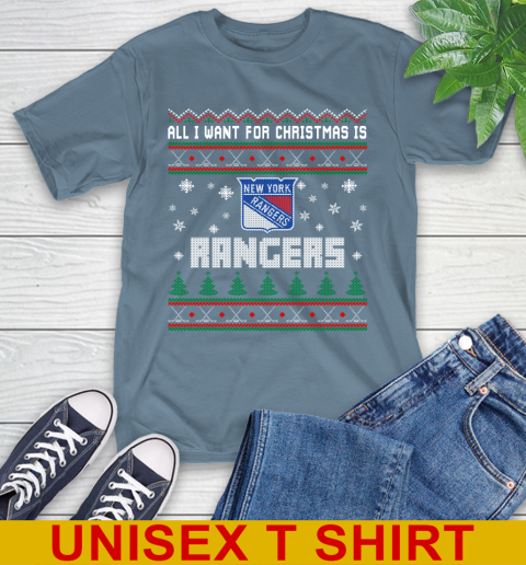 New York Rangers NHL Hockey All I Want For Christmas Is My Team Sports 8
