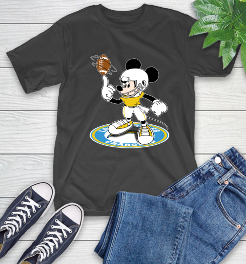 NFL Football Los Angeles Chargers Cheerful Mickey Disney Shirt T-Shirt