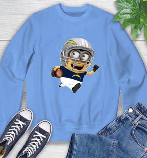NFL San Diego Chargers Minions Disney Football Sports Sweatshirt 11