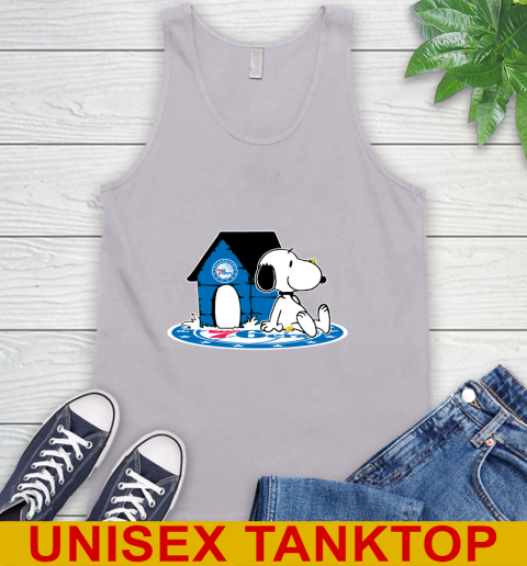 NBA Basketball Philadelphia 76ers Snoopy The Peanuts Movie Shirt Tank Top 4