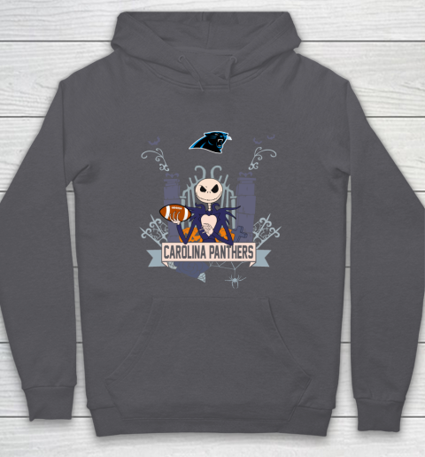 NFL Carolina Panthers Football Jack Skellington Halloween Hoodie 4