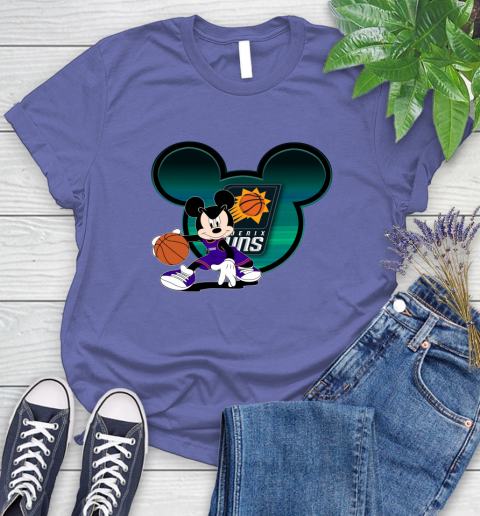 NBA Phoenix Suns Mickey Mouse Disney Basketball Women's T-Shirt 11