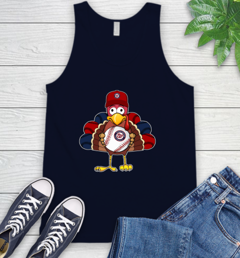 Washington Nationals Turkey thanksgiving Tank Top 3
