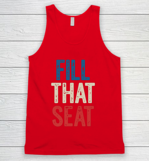 Fill That Seat Vintage North Carolina NC Fill The Seat Retro Tank Top 5