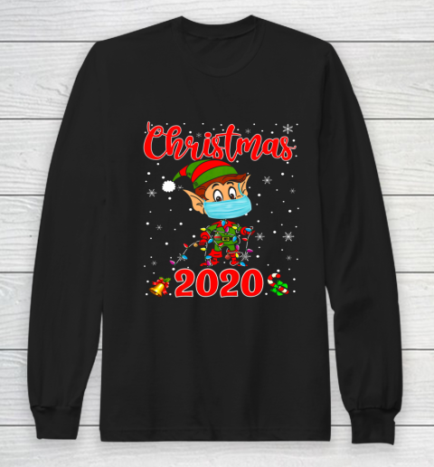 Christmas 2020 Funny Christmas Lights Elf Lover Gifts Long Sleeve T-Shirt