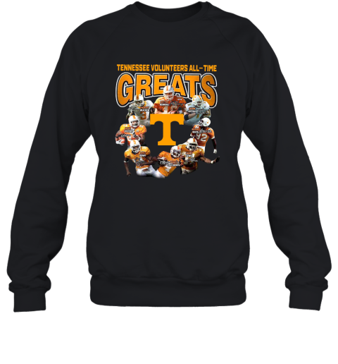 Tennessee Volunteers Players All Time Greats Signature Shirt Sweatshirt