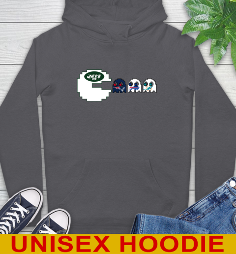 New York Jets NFL Football Pac Man Champion Hoodie 7
