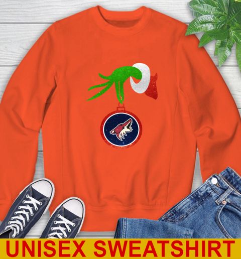 Arizona Coyotes Grinch Merry Christmas NHL Hockey Sweatshirt 4