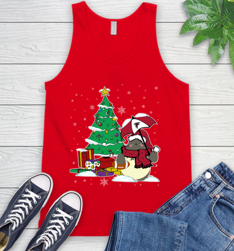 Atlanta Falcons NFL Football Cute Tonari No Totoro Christmas Sports Tank Top 5
