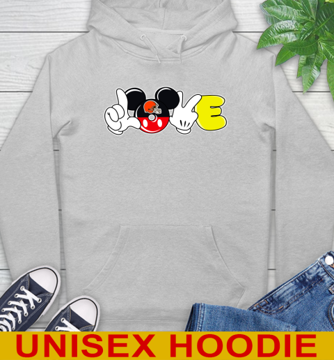 Cleveland Browns NFL Football Love Mickey Disney Sports Hoodie 6