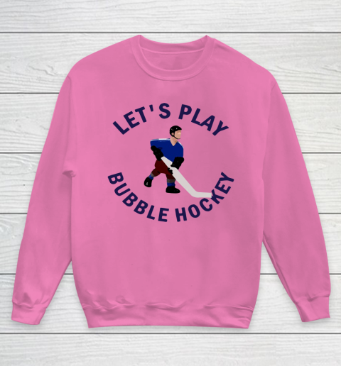 Bubble Hockey Let's Play Youth Sweatshirt - Image 4