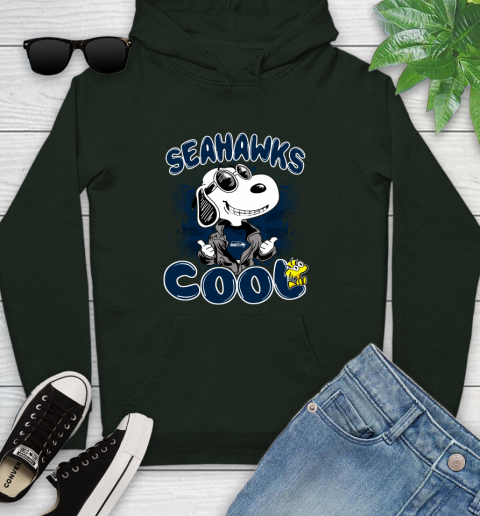 NFL Football Seattle Seahawks Cool Snoopy Shirt Youth Hoodie 12