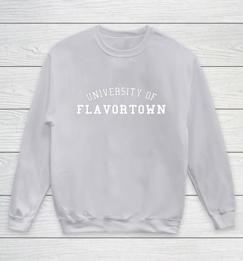 University Of Flavortown American Food Flavor Town Youth Sweatshirt 3