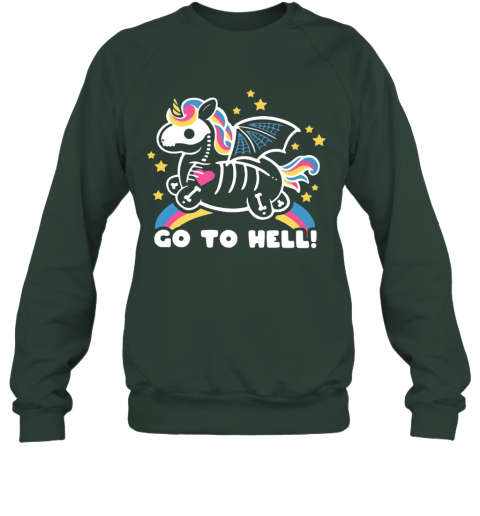 Unicorn Go To Hell Sweatshirt Cheap T Shirts Store Online Shopping