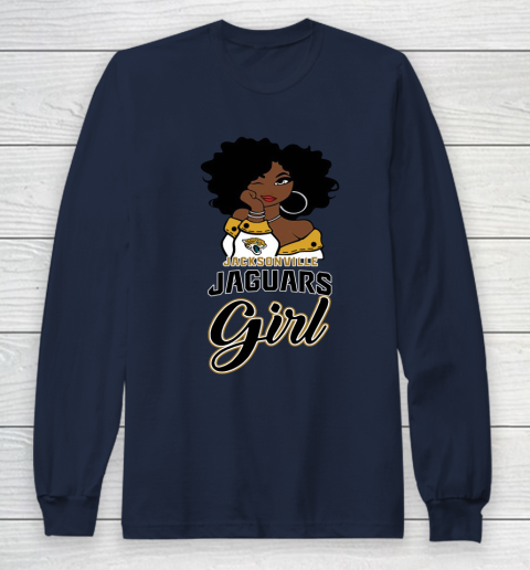 Jacksonville Jaguars Girl NFL Long Sleeve T-Shirt 4