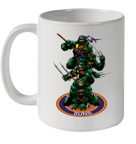 NBA Basketball Phoenix Suns Teenage Mutant Ninja Turtles Shirt Ceramic Mug 11oz