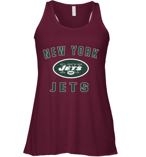 New York Jets NFL Pro Line by Fanatics Branded Vintage Victory Racerback Tank