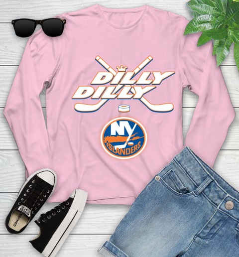 NHL New York Islanders Dilly Dilly Hockey Sports Youth Long Sleeve 10