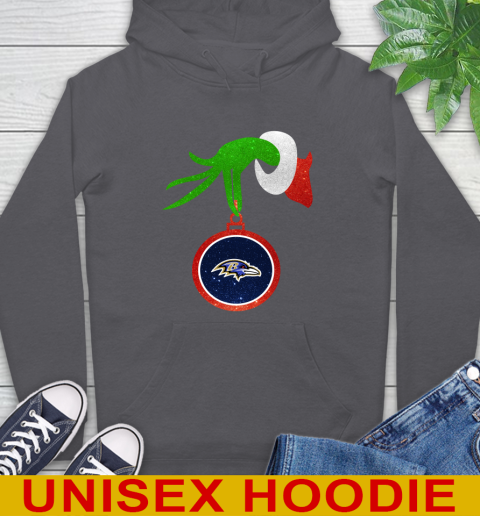 Baltimore Ravens Grinch Merry Christmas NFL Football Hoodie 7