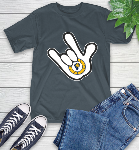 Indiana Pacers NBA Basketball Mickey Rock Hand Disney T-Shirt 9